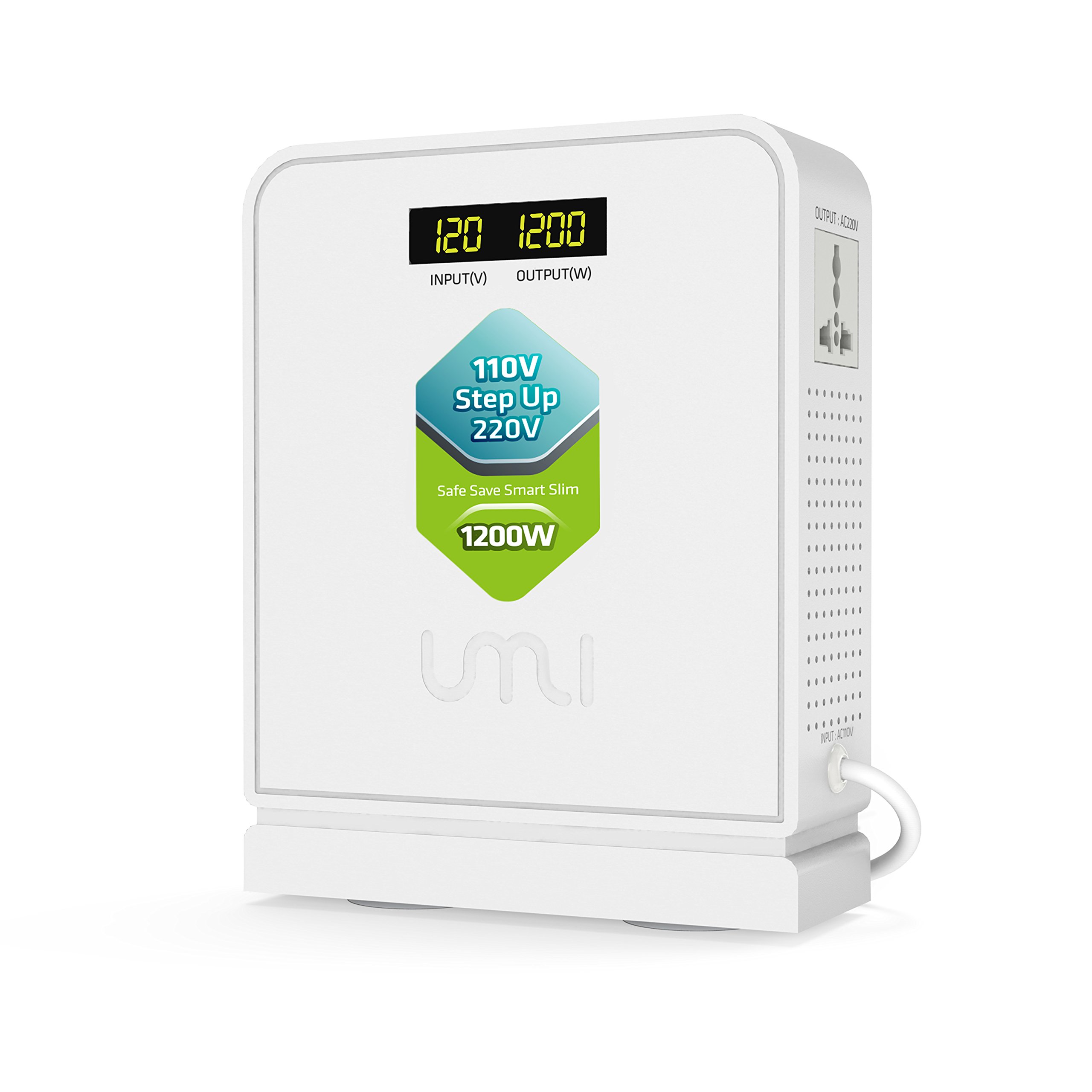 Photo 1 of UMI Step Up Voltage 110v to 220v Converter, Heavy Duty Power Transformer 110v to 220v 1200W, Power Converter for Large Capacity Equipment, Step Up Transformer 110 to 220 Volt for Europe Appliance