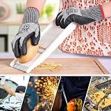 Donfri Cut Resistant Gloves Level 5 HPPE PU Palm Safety Work Gloves L view 3
