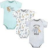 Hudson Baby Cotton Bodysuits, Little Monkey 6-9 Months