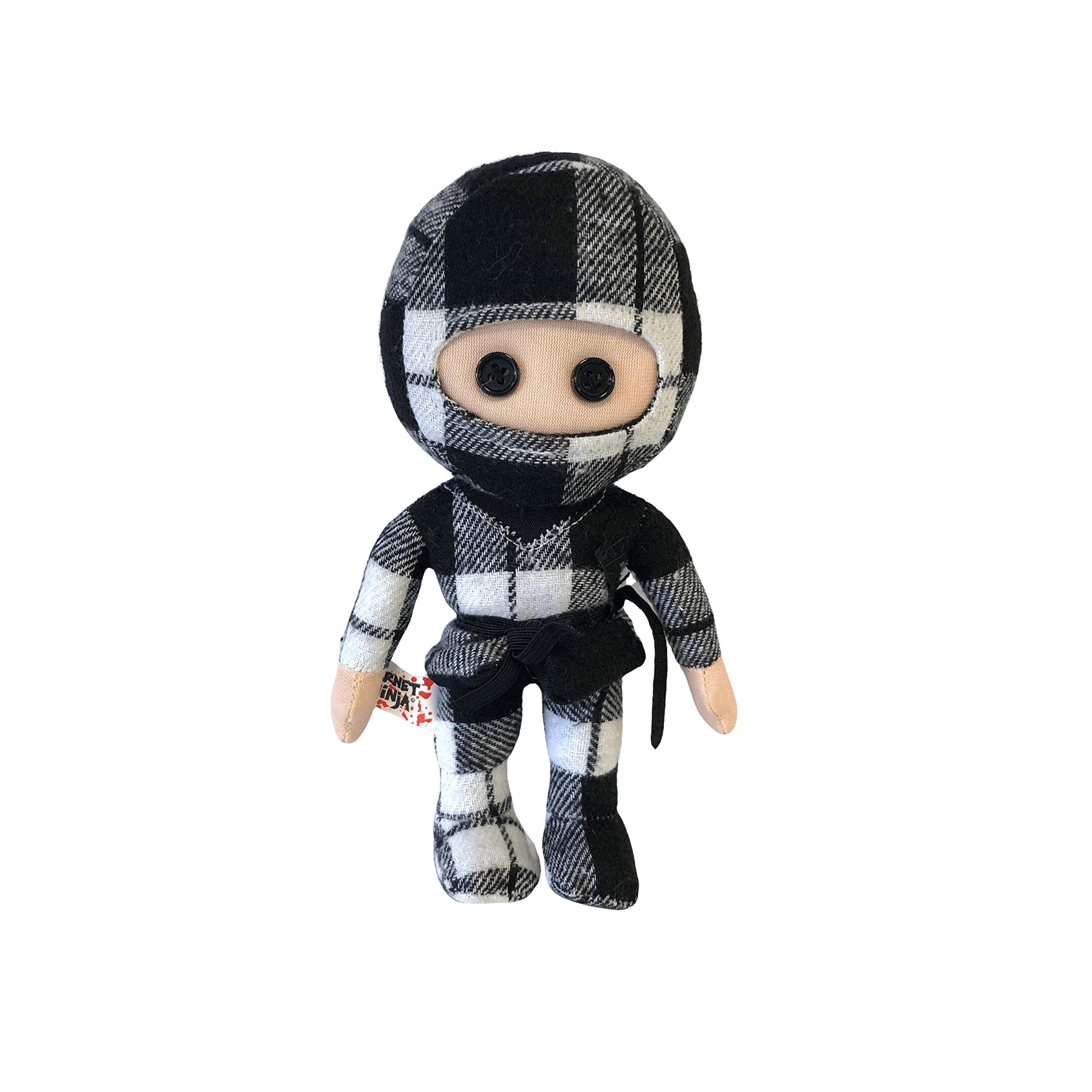 Liontouch Official Checkered Ninja Plush Toy, Small | For Kids