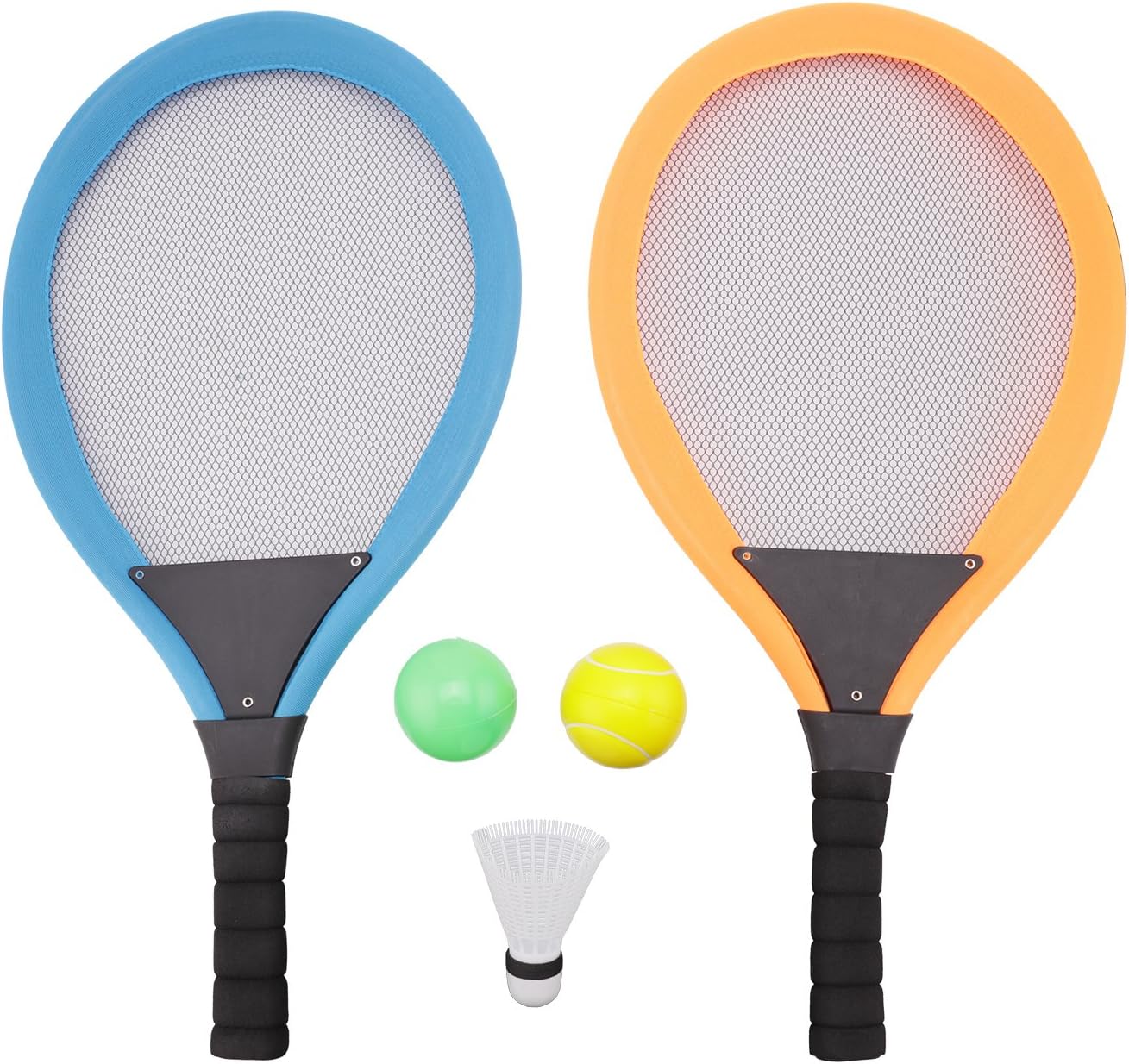 Velidy Badminton Tennis Rackets Set with 3 Balls Racquet Play Game Toy Set for Kids Outdoor Garden Game Toy