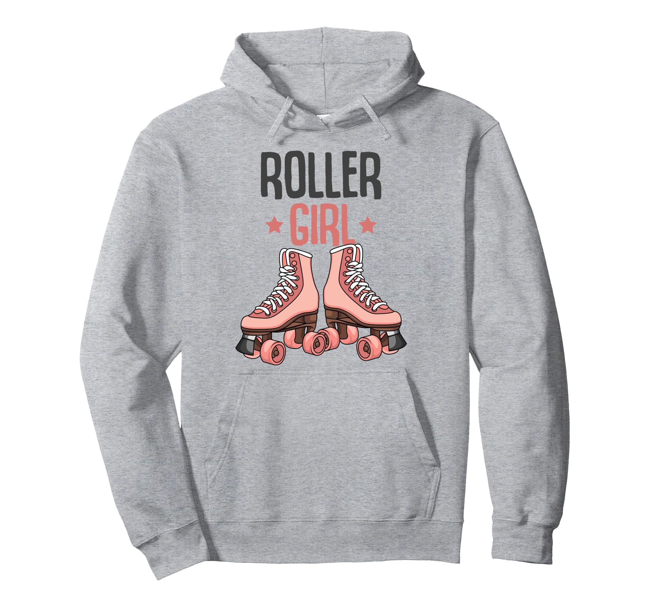 Roller Girl Roller Skates Skating Funny Girl Pullover Hoodie