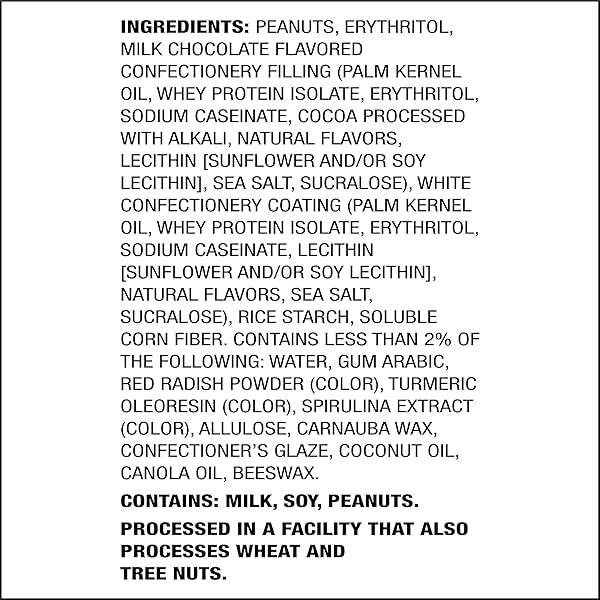 QUEST NUTRITION COATED CANDIES, CHOCOLATEY PEANUT, 1G SUGAR, 10G PROTEIN, 4G NET CARBS, GLUTEN FREE, KETO FRIENDLY, 12 COUNT