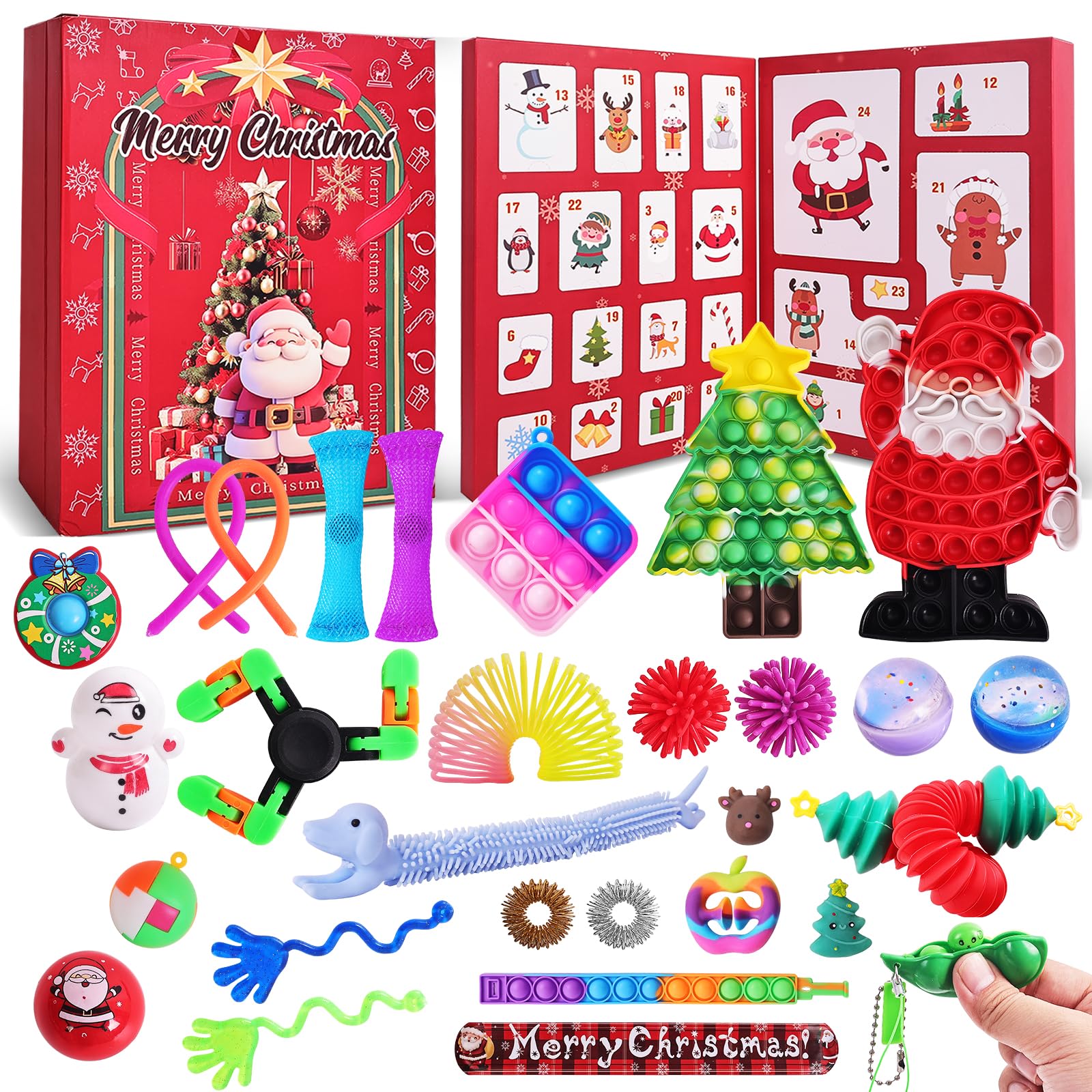 Advent Calendar 2025 Kids: Surprise Box with 24 Daily Surprises - Fidget Advent Calendar 2025 Magical Countdown for Children, Boys & Girls (Ages 3+)