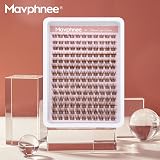 Mavphnee Brown Lash Clusters 168 Pcs Wispy C Curl Natural Look view 8