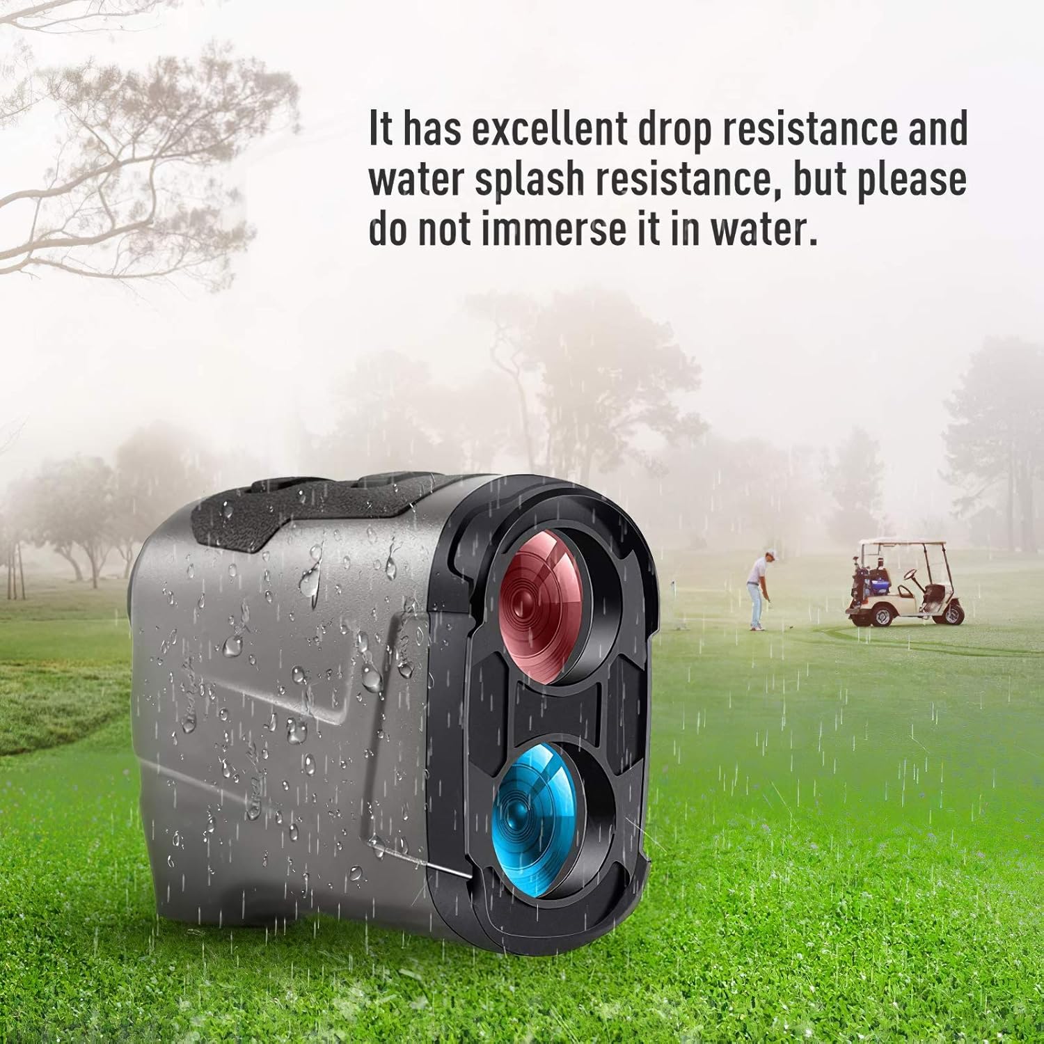 OUBEL Golf Rangefinder, 1200 Yards Hunting Rangefinder with Scan Mode