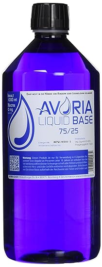 Avoria Deutsche Liquid Basen  0mg/ml VPG (75/25), 1er Pack (1 x 1 l)