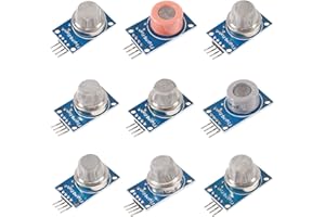UMLIFE 9PCS/Lot Gas Detection Sensor Module MQ-2 MQ-3 MQ-4 MQ-5 MQ-6 MQ-7 MQ-8 MQ-9 MQ-135 Sensor Module for Arduino