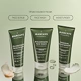 ManCave Daily Defence Skincare Gift Set for Men Natural Vegan Face Wash Scrub view 3
