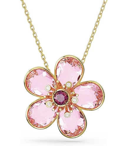 Amazon.com: Swarovski Latisha Pendant, Flower, Pink, Mixed metal