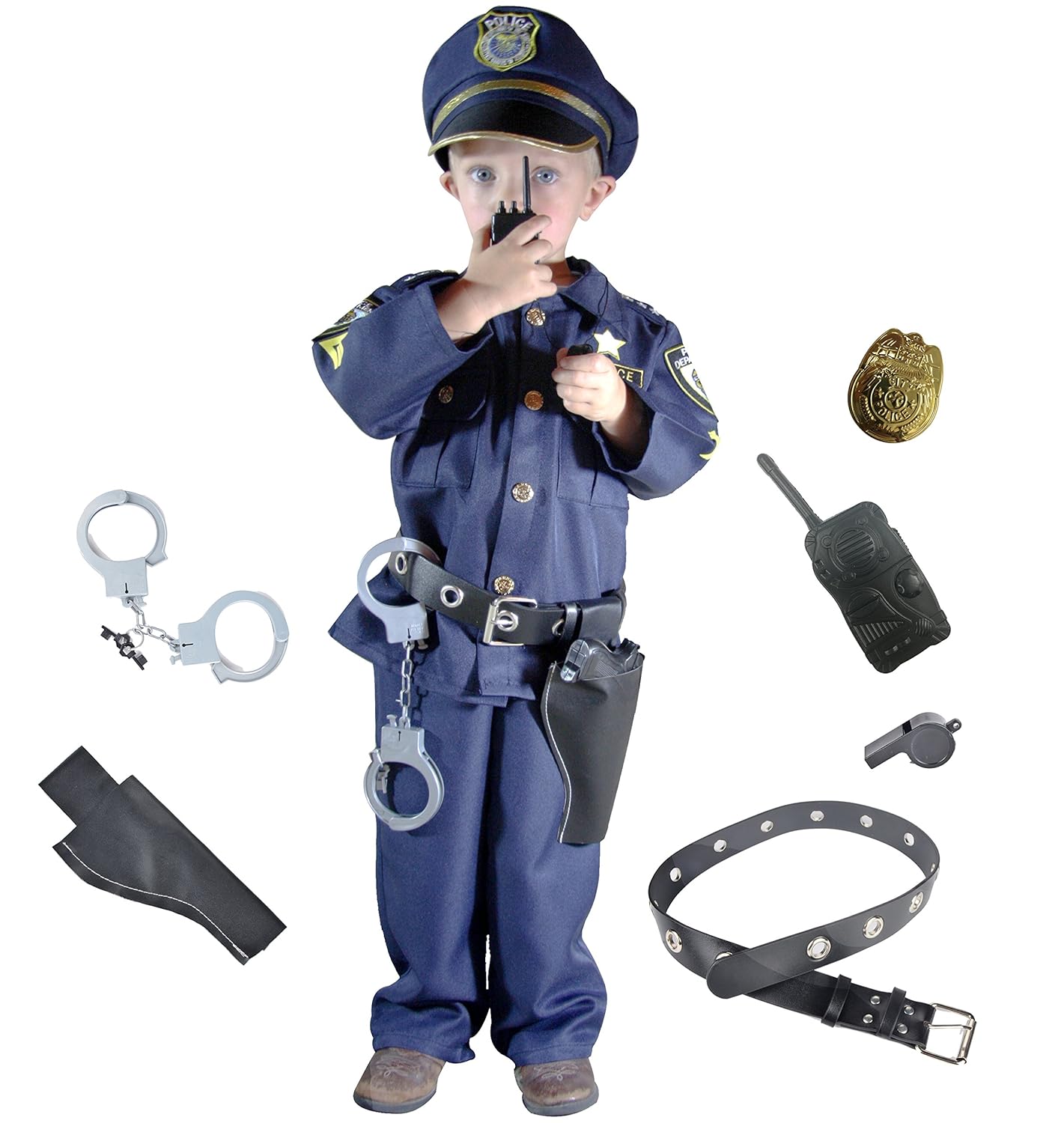 Police Costume Child M 810 Officer Cop Kids Dress Role Play Halloween