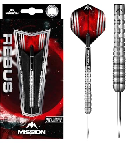 MISSION KURO 95% タングステン ダーツバレル 22g Amazon.com: Mission Kuro Black M1 95% Darts 22 g : Sports & Outdoors