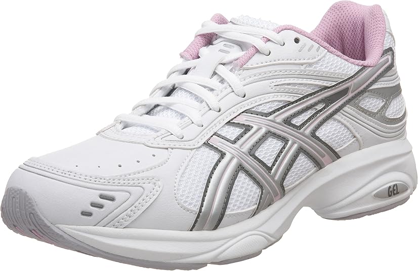 ASICS Women's GelResort Walking Shoe, White/Silver/Plush