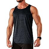 TACVASEN Men's Tank Tops Quick Dry Sleeveless Workout Muscle Shirt Athletic Bodybuilding Gym Performance Tee Shirts