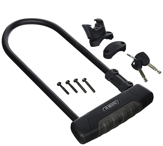 Abus Fahrradschloss 470/300 Granit Plus Schwarz, 11194