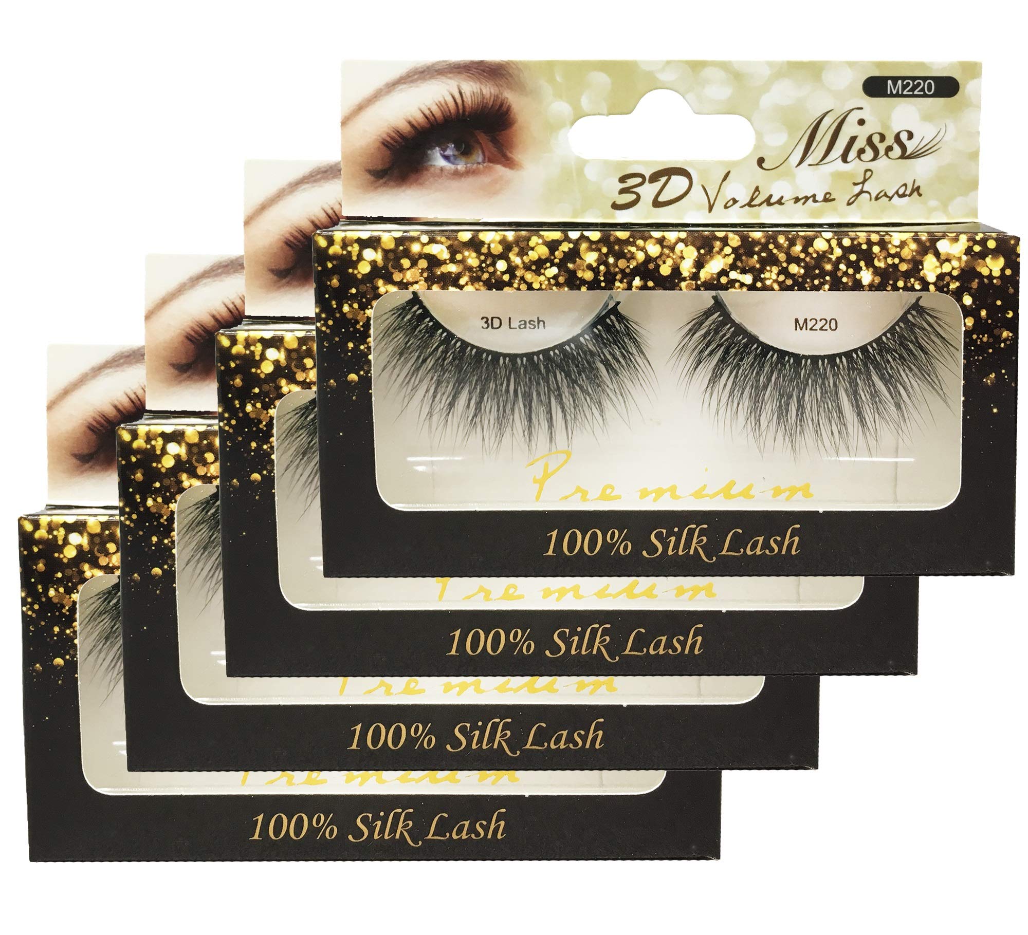Photo 1 of [4 PACKS] Miss Lashes 3D Volume Tapered False Eyelash Extension