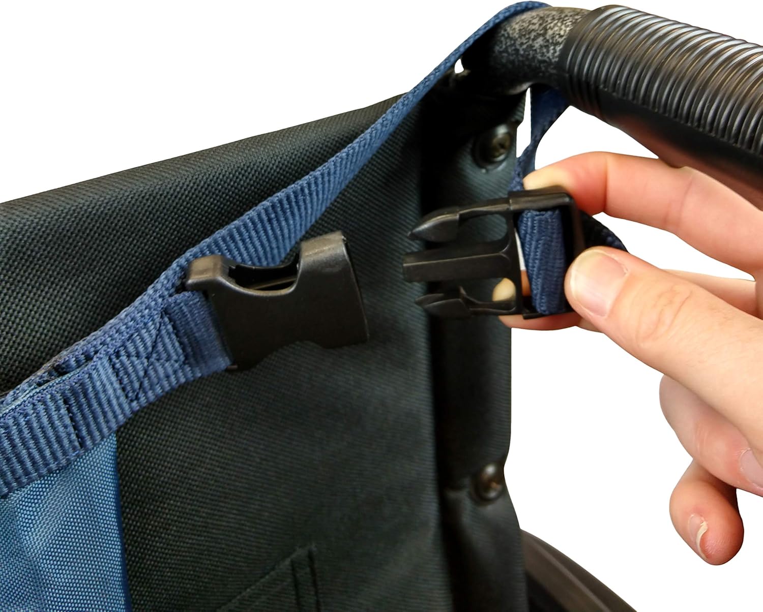 Blue Jay An Elite Healthcare Brand Hold My Tank Oxygen Tank Bag for Fits Any Wheelchair| Easy-to-Adjust Quick Release Buckles with Extra Long Straps | Waterproof Nylon Mask | Respiratory Aids: Health & Personal Care
