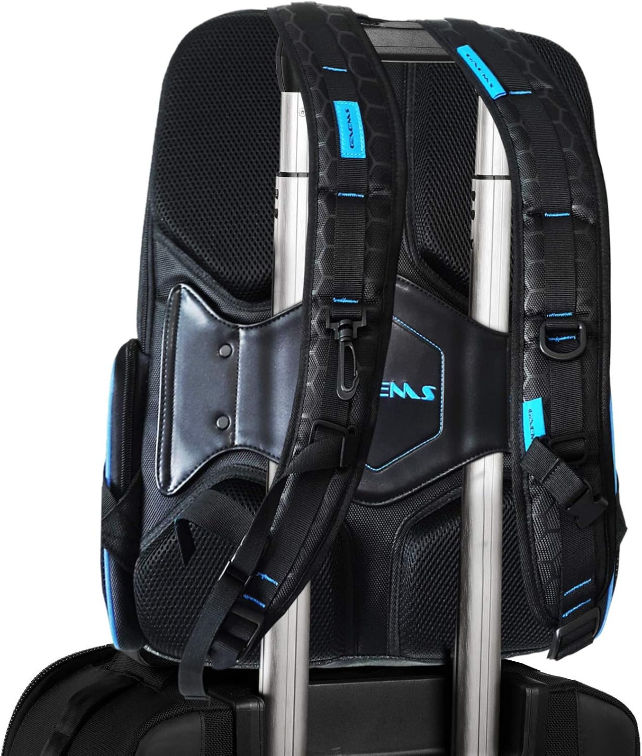 GAEMS Hex Pac Backpack -Compatible with PlayStation 4, Pro, PlayStation 4 Slim, Xbox One, S, Xbox One X, Nintendo Switch, PS3, Xbox 360, Laptops, and Other Electronic Items - PlayStation 4: Garden & Outdoor