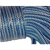 1/2" 12 Strand Arborist Blue Ox Rope, USA Made, Blue/White, 150 ft | 8,000 lb tensile strength, high visibility, good knot retention, tree rope