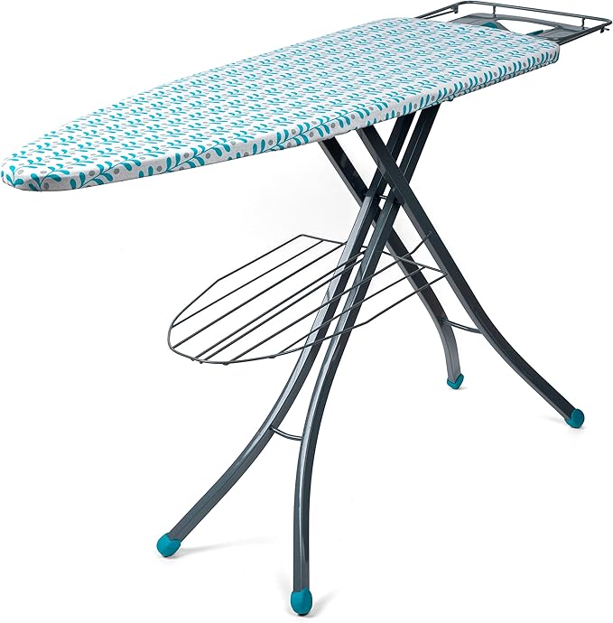 Beldray LA024435LAUEU Collapsible Ironing Board, 126 x 45 cm, Teal