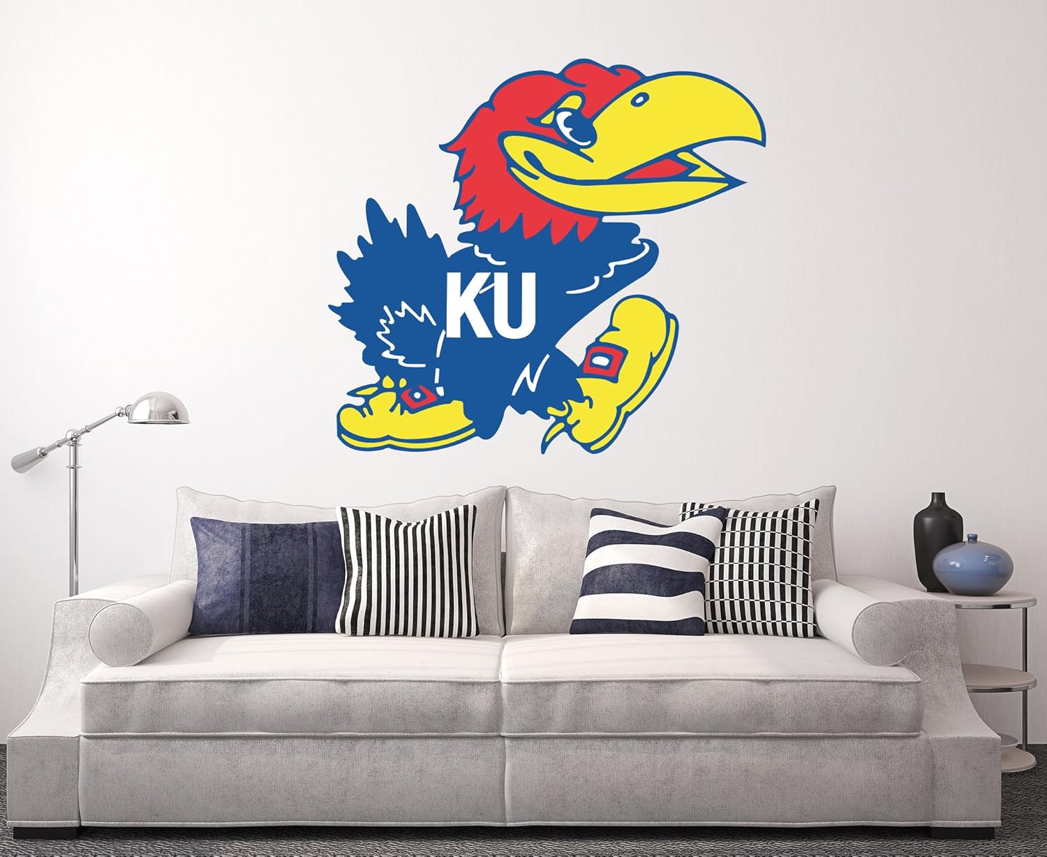 West Mountain Kansas Jayhawks Wall Decal Home Decor Art NCAA Team Sticker