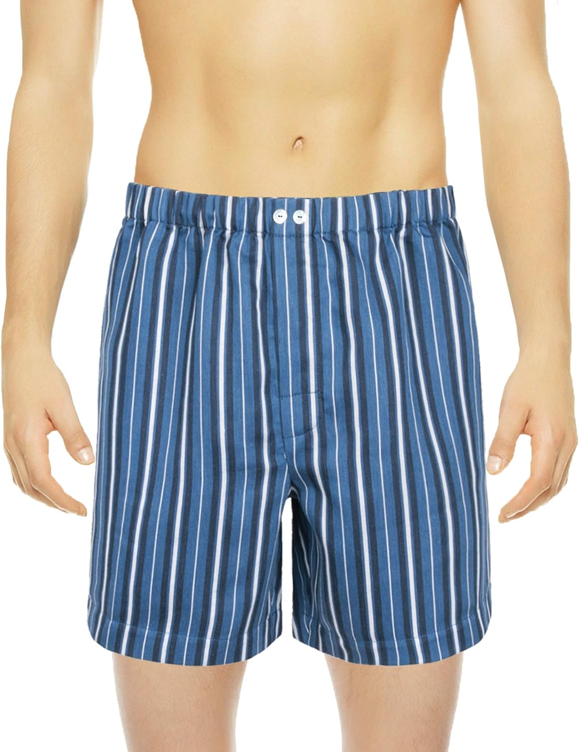 FullCut Boxer Shorts, Egyptian Sateen Linen Cotton, Crafted in Europe