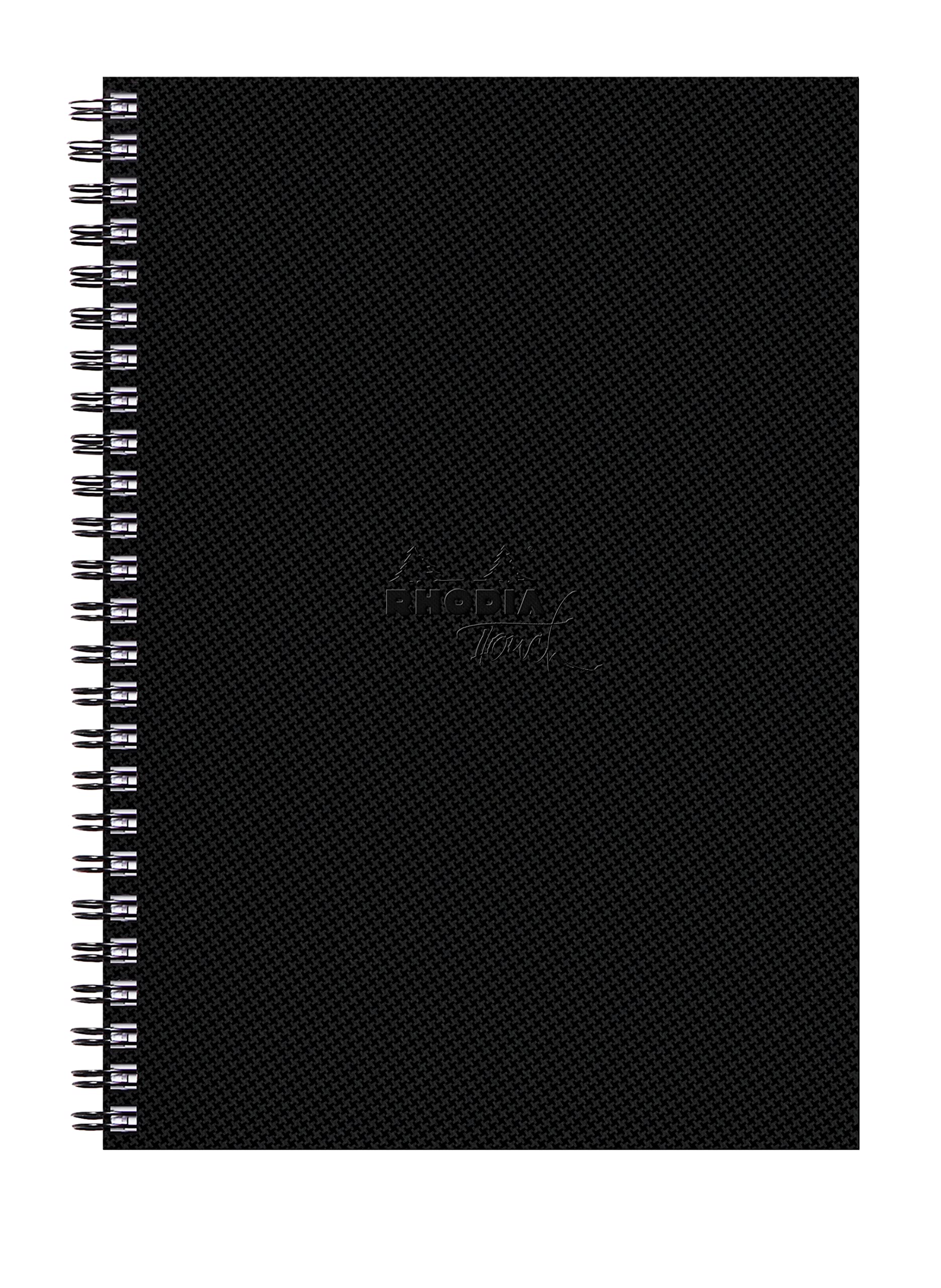 RHODIA TOUCH 116149C - Watercolour notebook 100% cotton - fine grain - 300 gsm - A4 portrait - 40 non-microperforated pages - Hardcover Watercolour Book
