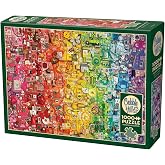 Cobble Hill 1000 Piece Puzzle - Colourful Rainbow - Sample Poster Included