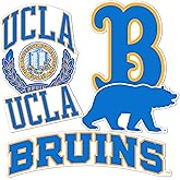 Desert Cactus UCLA Sticker University of California Los Angeles Bruinsr Vinyl Decals Laptop Water Bottle Car Scrapbook Sheet T2 (Type 2-6)