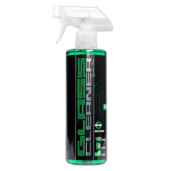 CHEMICAL GUYS CLD_202_16 SIGNATURE SERIES GLASS CLEANER (WORKS ON GLASS, WINDOWS, MIRRORS, NAVIGATION SCREENS & MORE; CAR, TRUCK, SUV AND HOME USE), AMMONIA FREE & SAFE ON TINTED WINDOWS, 16 FL OZ