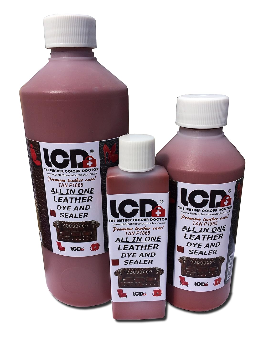 Leather colourant Staindye, All in one Leather ReColour, ReFinish