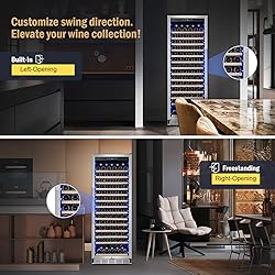 Wine Fridge Freestanding,173 Bottles 24 Inch Wine