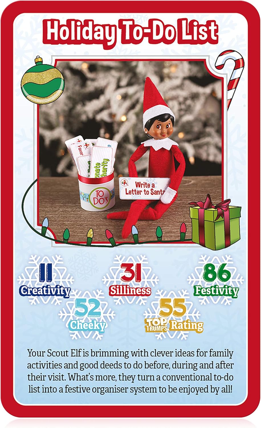 The Elf on the Shelf Top Trumps, Red, Small - Image 3