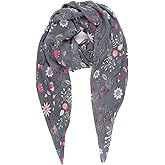 MIMOSITO Scarfs for Women Lightweight Floral Flower Fashion Wrap Shawl Fall Winter