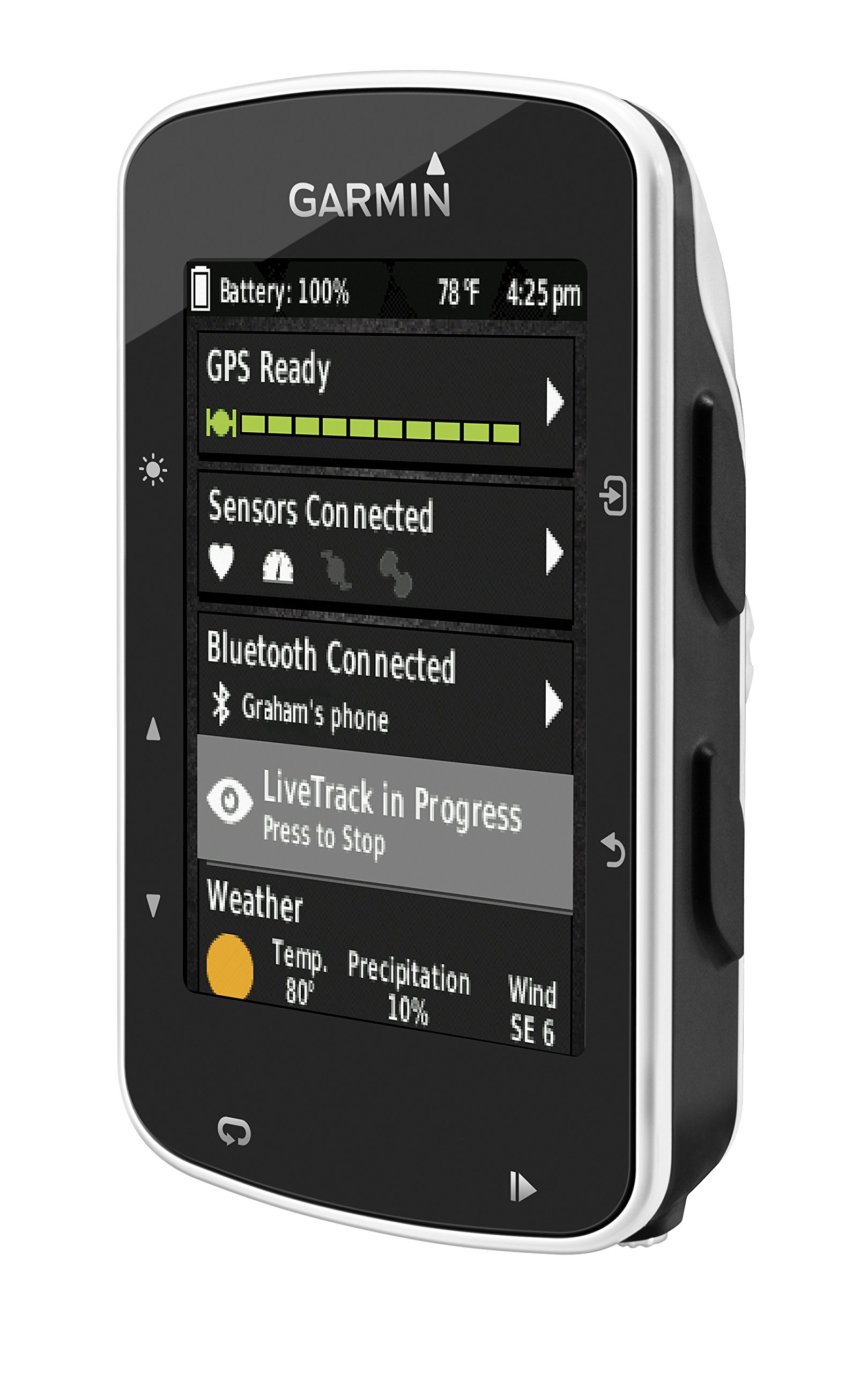 Garmin Edge 520 Bike GPS (includes Heart Rate Monitor Strap, Cadence sensor & Speed sensor