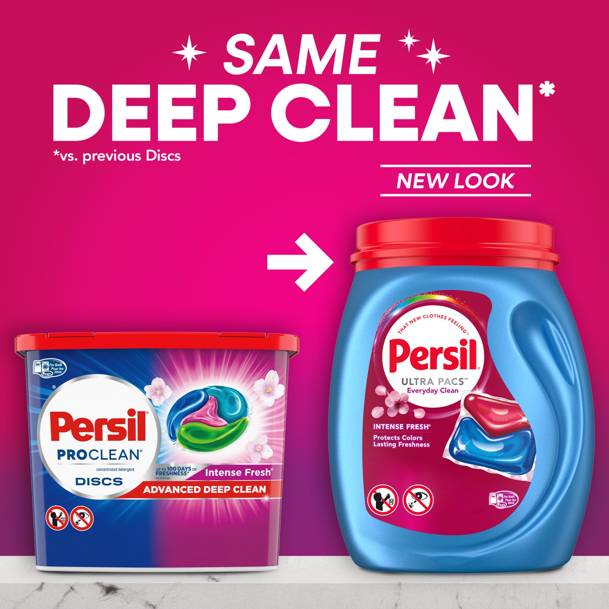 Persil Ultra Pacs Intense Fresh Everyday Clean Laundry Detergent, 66 count