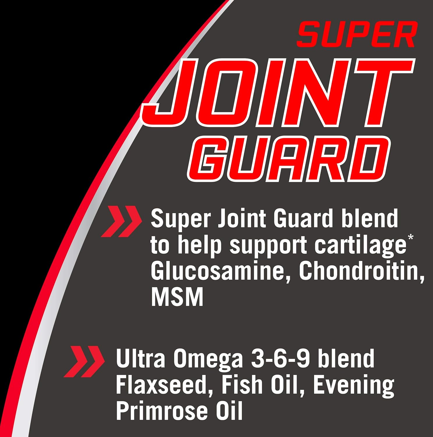 MET-Rx Super Joint Guard Supplement with Glucosamine, Chondroitin, and Omega 3 6 9 Fatty Acids, 120 Softgels: Health & Personal Care