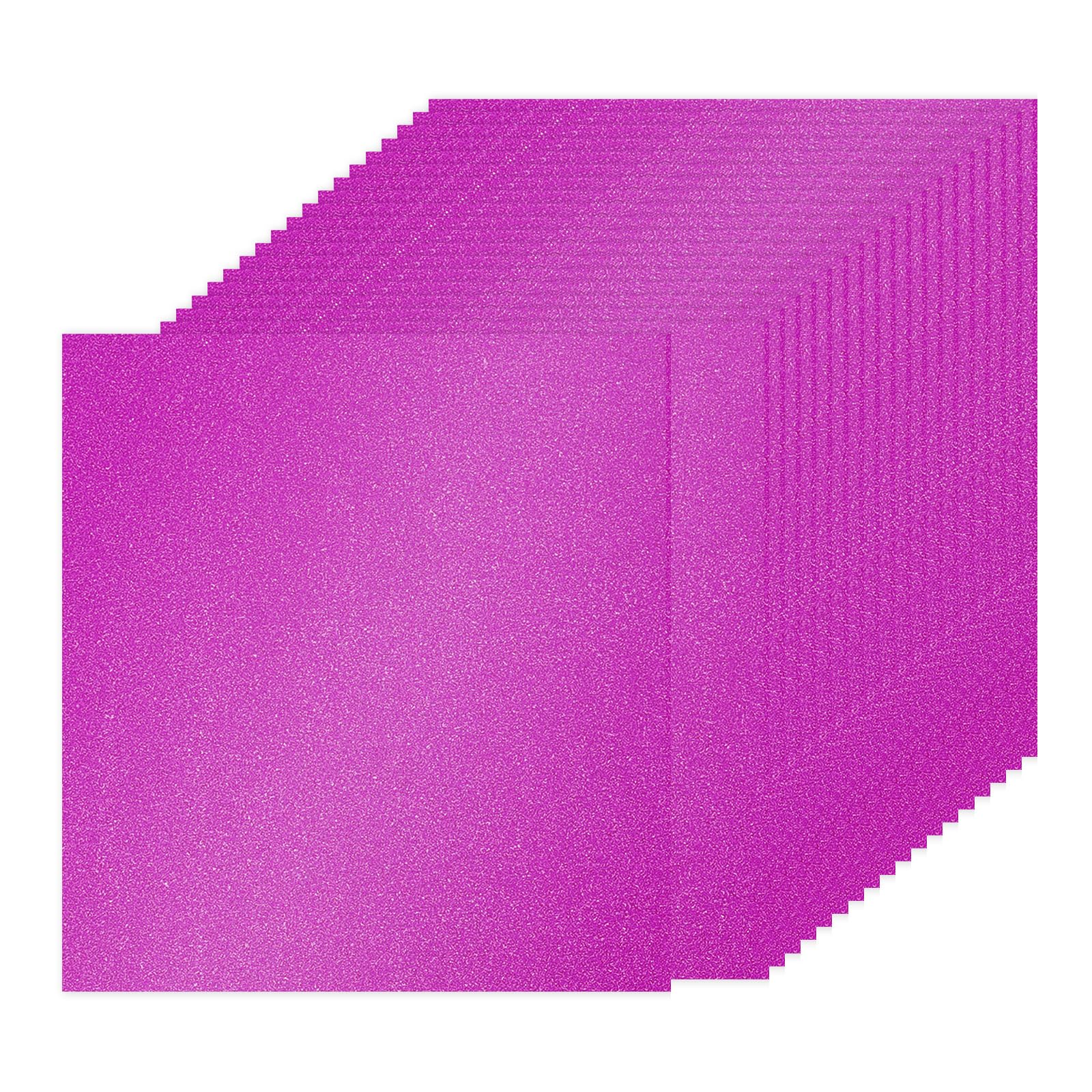 PATIKIL 40Sheets Purple Glitter Cardstock Paper, 12 x 12 in 250gsm Square Premium Sparkly Paper Craft Cardstock Paper for Scrapbook Card Making DIY Art Projects Wedding Party