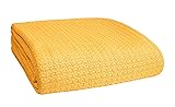 BELIZZI HOME 100% Cotton Bed Blanket, Breathable