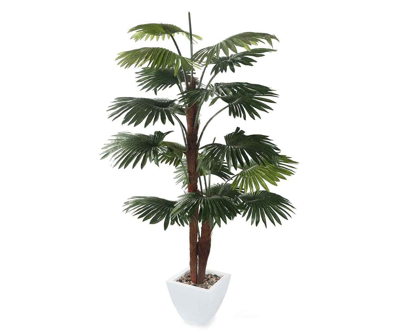 Closer2Nature Artificial 5ft Windmill Fan Palm Tree Portofino Planter