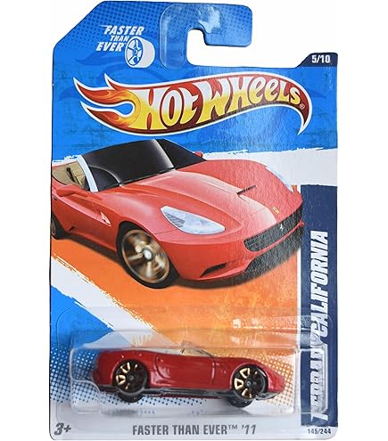Amazon.com: Hot Wheels 2011-145 Ferrari California BLACK Faster