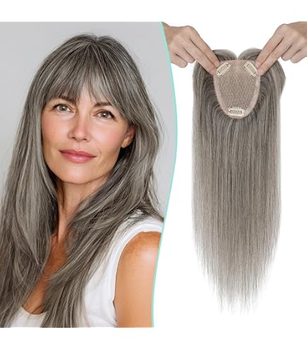 Amazon.com : challeam Lace Front Hair Toppers with Band for 