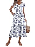 Zeagoo Summer Dresses for Women 2025 Flutter Sleeve