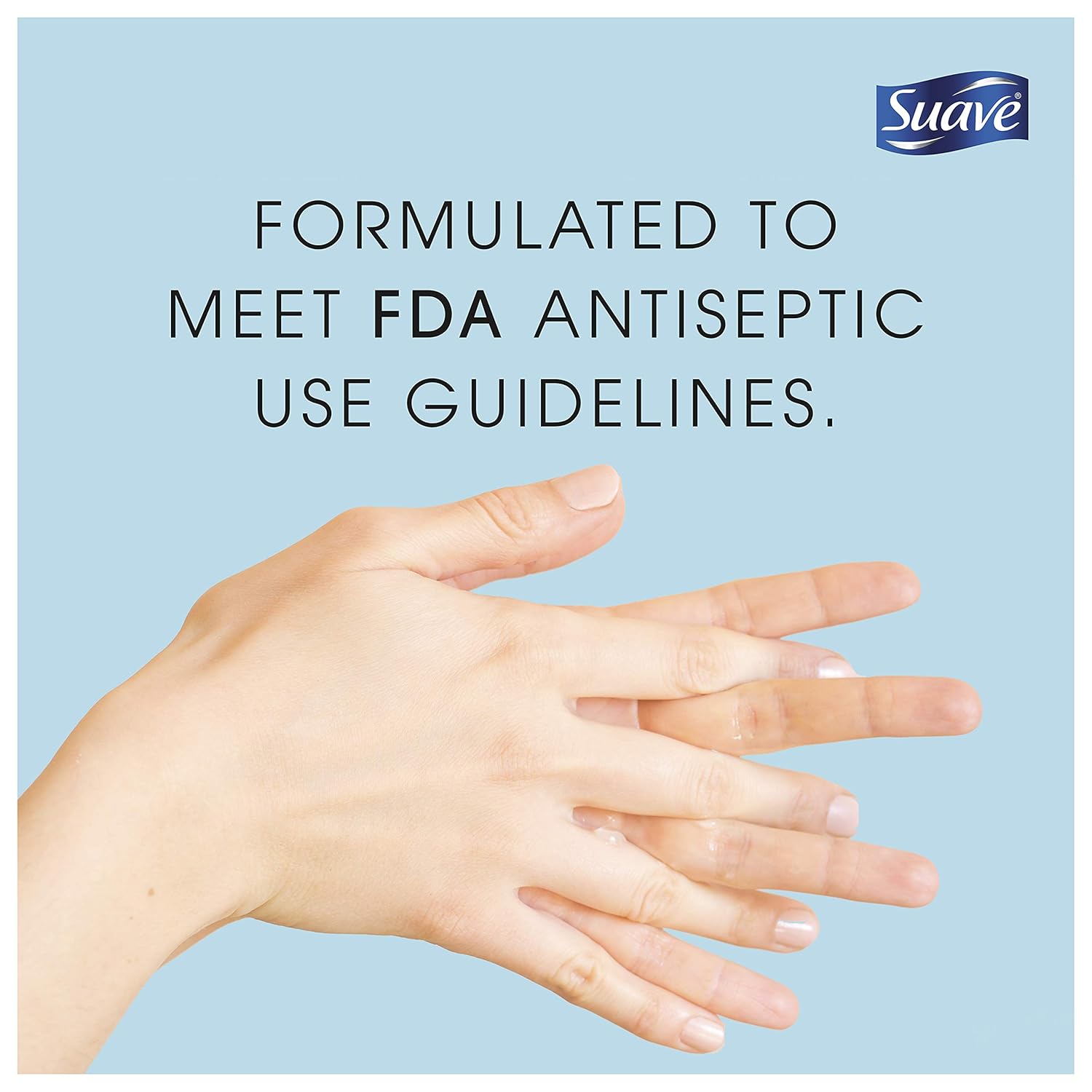 Suave Hand Sanitizer Alcohol Based Kills 99.9% of Germs 10 oz, Pack of 6 : Beauty