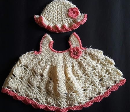 handmade crochet baby frock