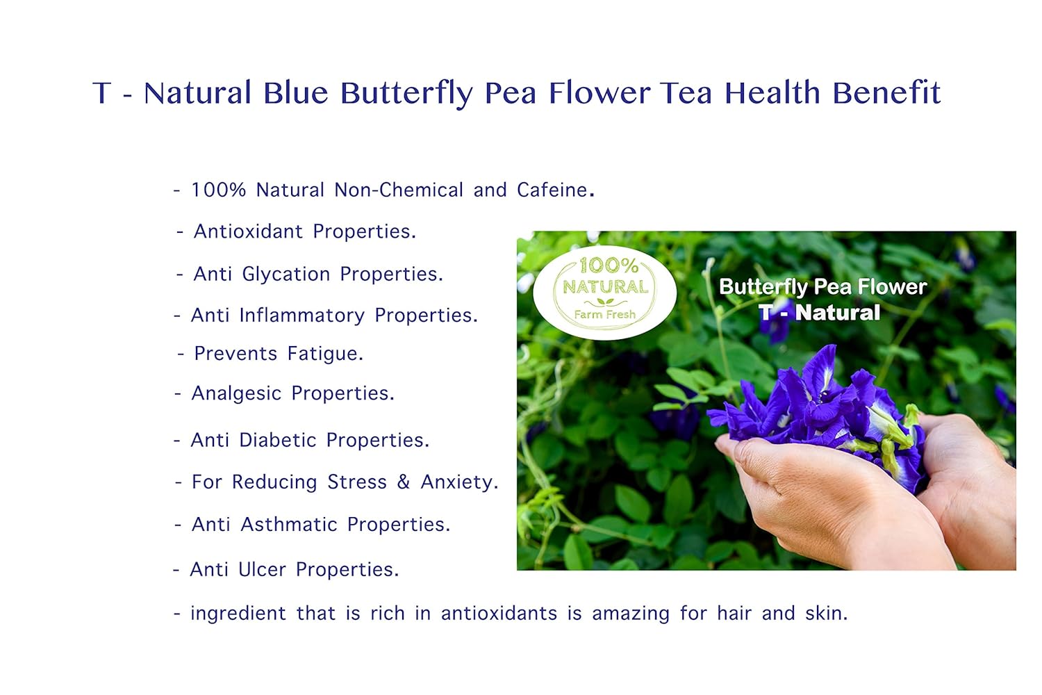 Butterfly Blue Pea Flower Benefits