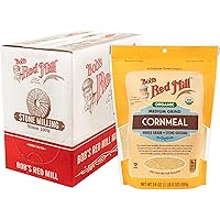 Bob's Red Mill Organic Medium Grind Cornmeal, 24-ounce (Pack of 4)