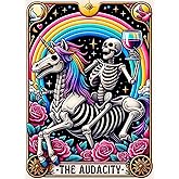 GOUOYANA Skull Diamond Art Kits for Adults, Tarot Card Diamond Painting for Beginners, DIY Full Rhinestone 5D Gothic Diamond Painting Kits (Gemstone Craft), Home Wall Decoration (12x16 inch)