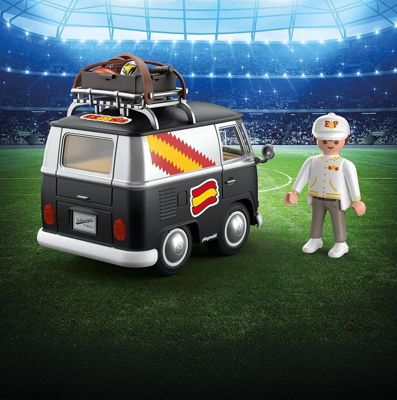 | Volkswagen | Volkswagen T1 Camper ESP Edition | Camper rétro emblématique avec équipement de Sport, Barres de Toit et Feuille d'autocollants | pour Enfants à partir de 4 Ans | 72314