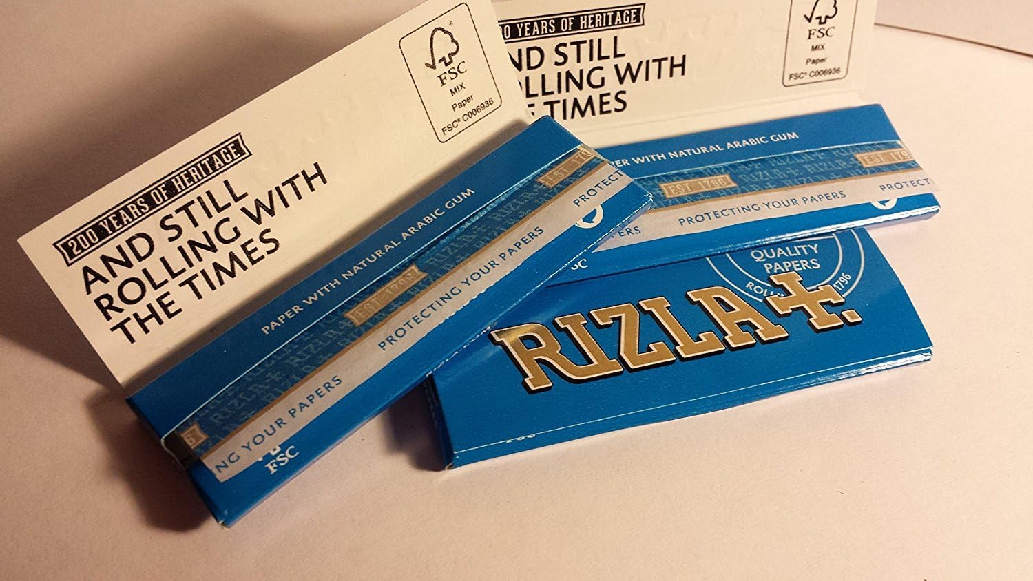 RIZLA 1000 Rizla Blue Regular Papers 20 Booklets Bargain!!! Amazon.co